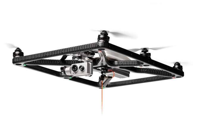 Fotokite tethered drone with dual thermal and regular light cameras